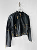 LA MATTA - early 1990s BOXY FIT LEATHER JACKET