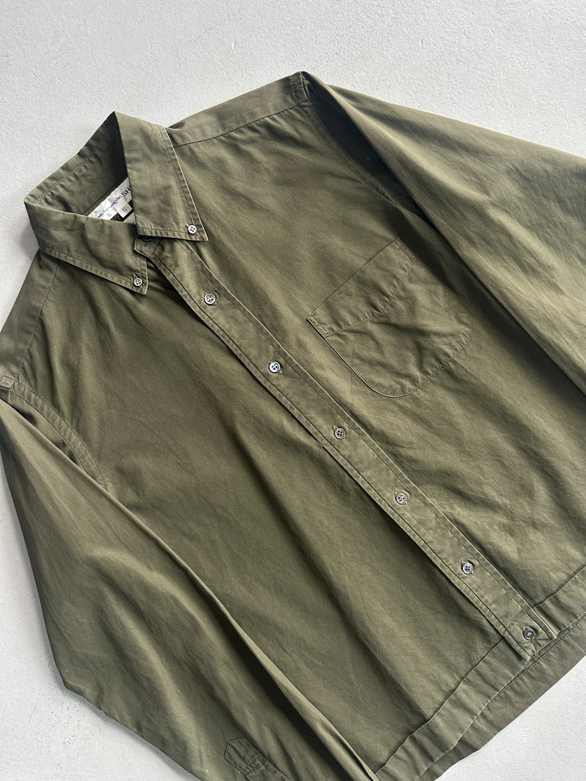 COMME DES GARÇONS - 1990s CROP FIT LONG SLEEVE SHIRT