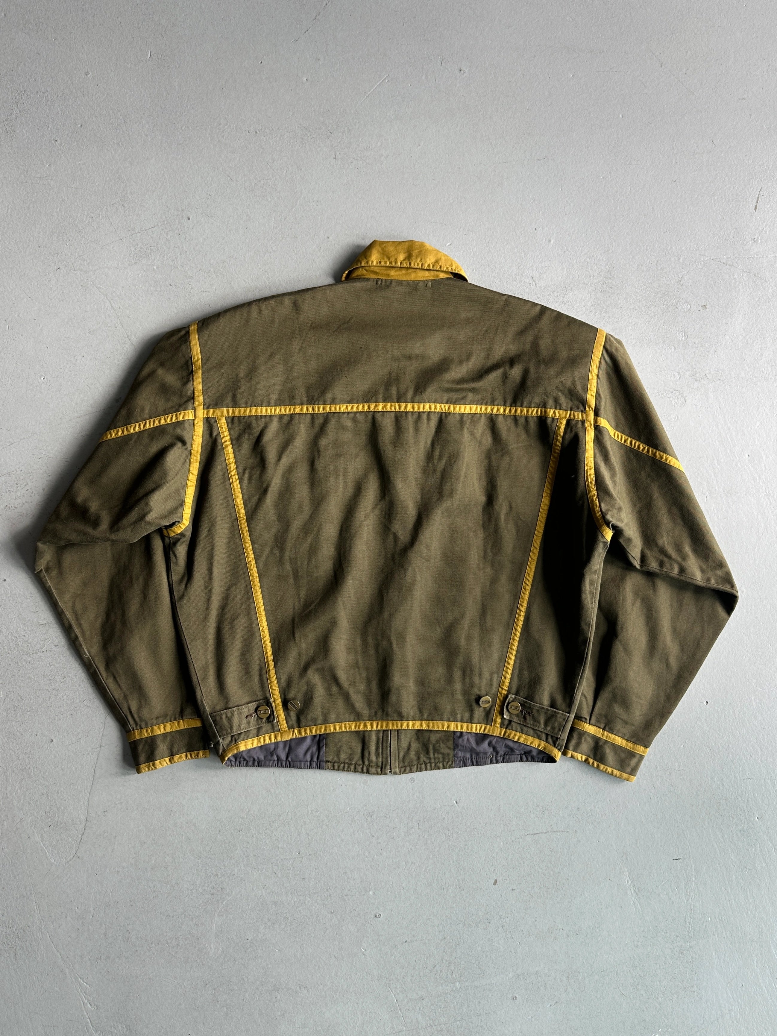 MARITHÉ + FRANÇOIS GIRBAUD X CLOSED - 1980s BOMBER JACKET WITH CONTRASTING PIPING