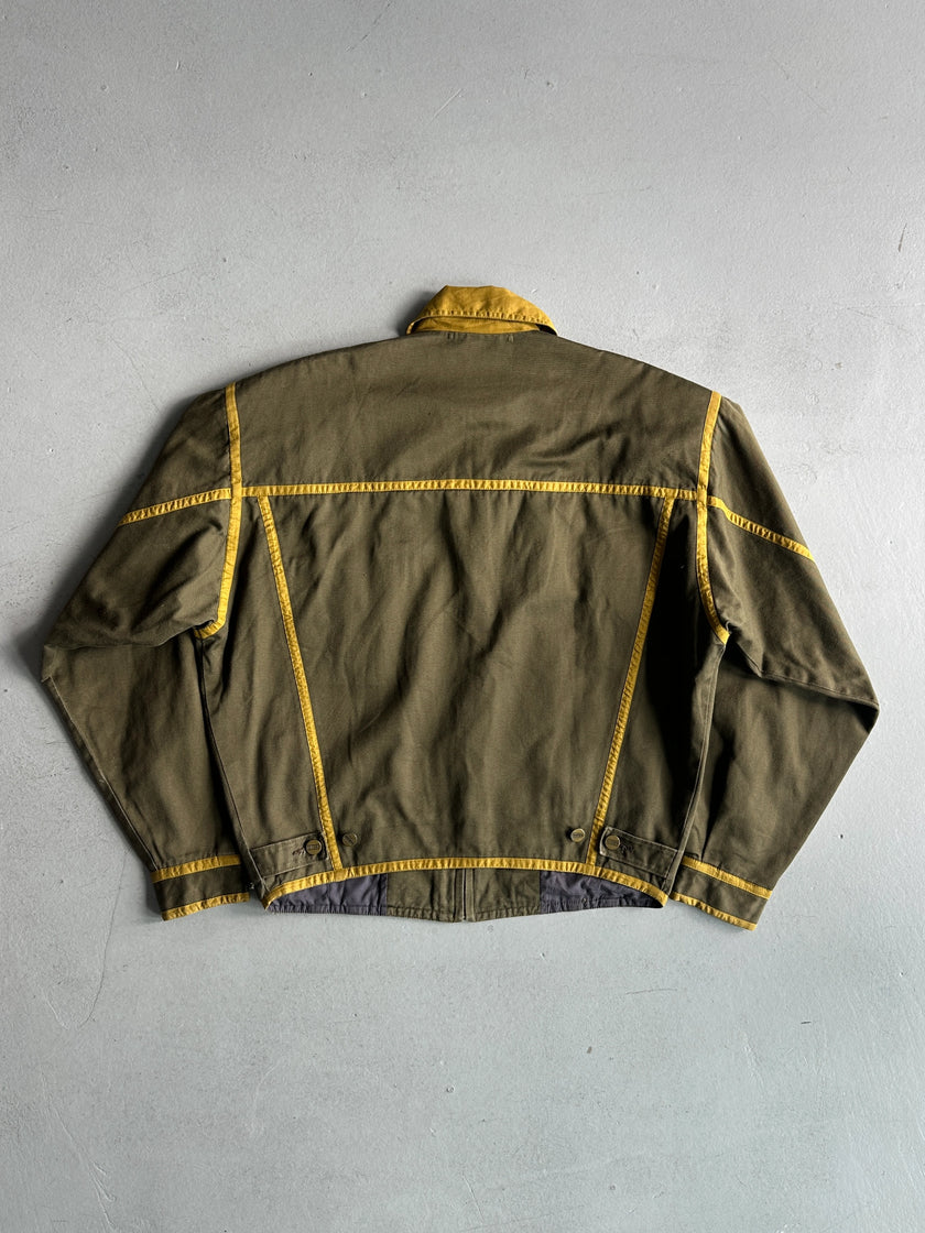 MARITHÉ + FRANÇOIS GIRBAUD X CLOSED - 1980s BOMBER JACKET WITH CONTRASTING PIPING