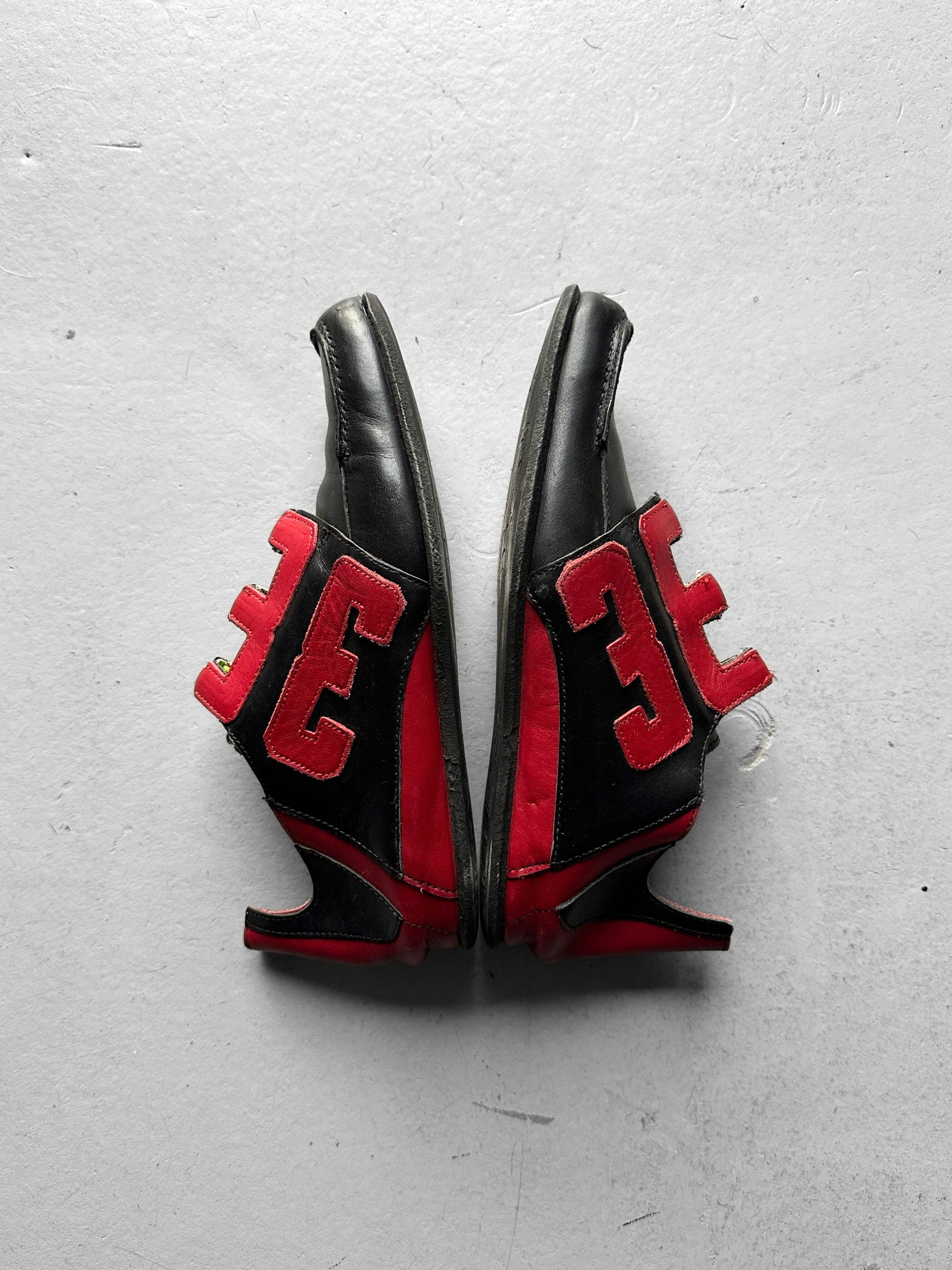 MARITHÉ + FRANÇOIS GIRBAUD - early 2000s SQUARE TOE SLIP ON TRAINERS