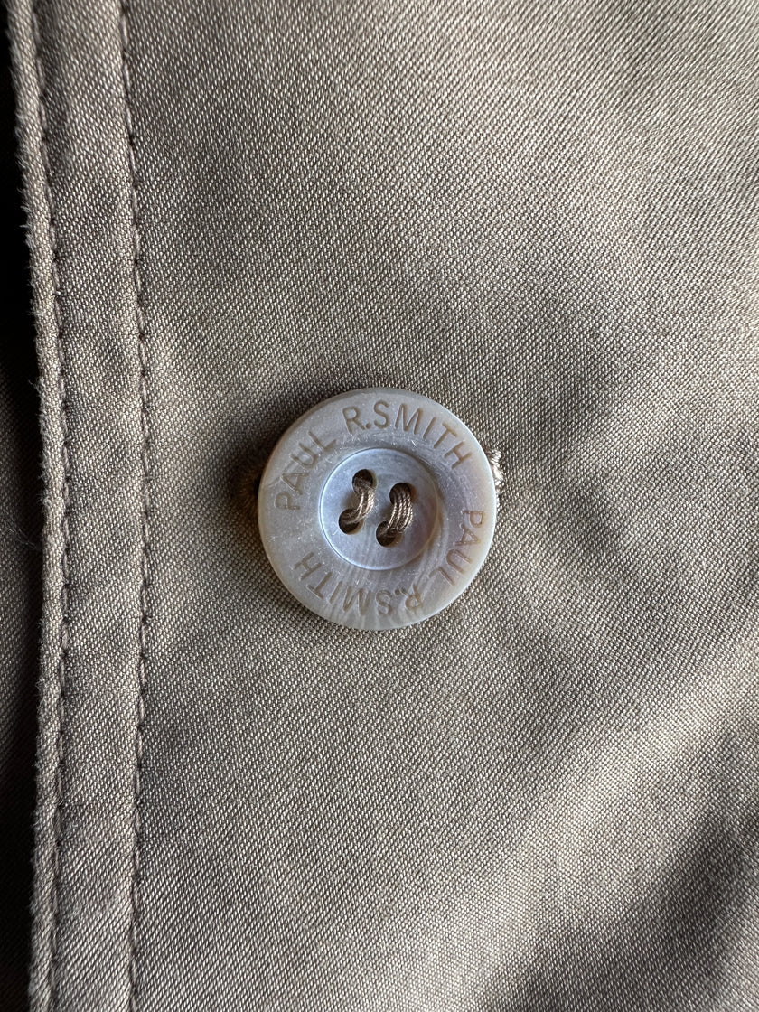 PAUL SMITH - 1990s FUNNEL NECK LIGHT BOMBER JACKET