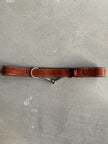 DSQUARED2 - 2000s EMROIDERED LOGO LEATHER BELT