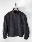 VALENTINO - 1980s BOXY FIT HERRINGBONE BOMBER JACKET