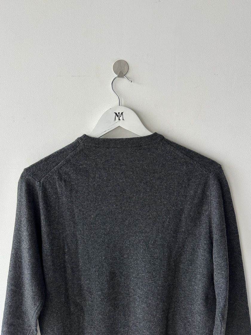 DANIELE ALESSANDRINI - 2000s CREWNECK JUMPER WITH CUT OUTS FRONT