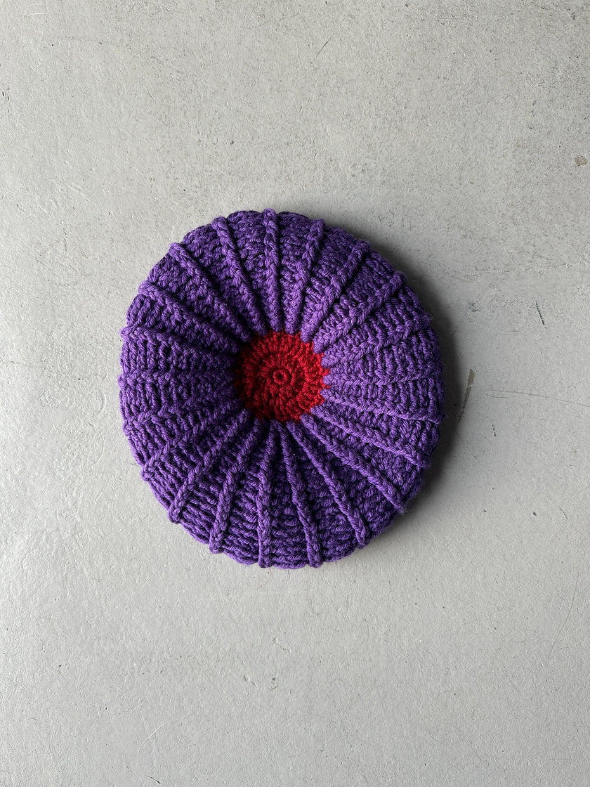 MIU MIU - F/W 2005 HAND CROCHETED BERET HAT