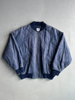 ISSEY MIYAKE HAI - 1980s ALL OVER EMBROIDERED LOGO  BOMBER JACKET