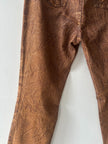 KENZO - 1980s DENIM TROUSERS WITH CRINKLED EFFECT WASH