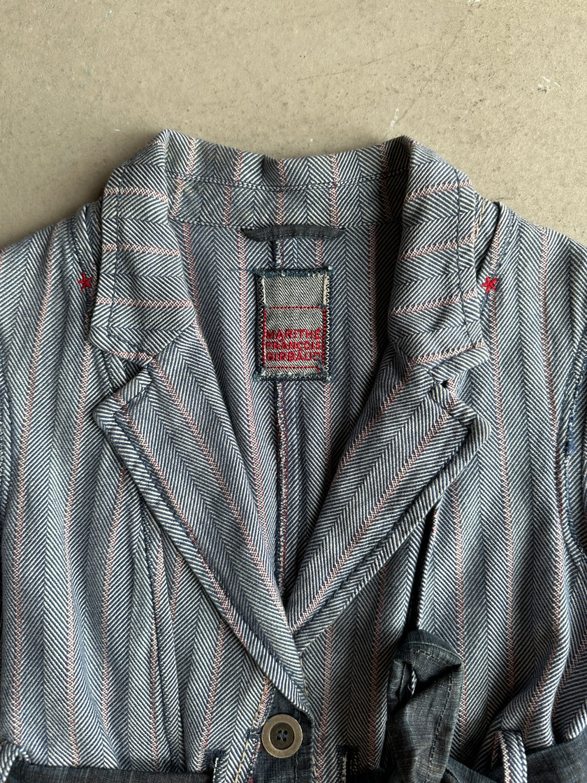 MARITHÉ + FRANÇOIS GIRBAUD - 2000s BELTED BLAZER