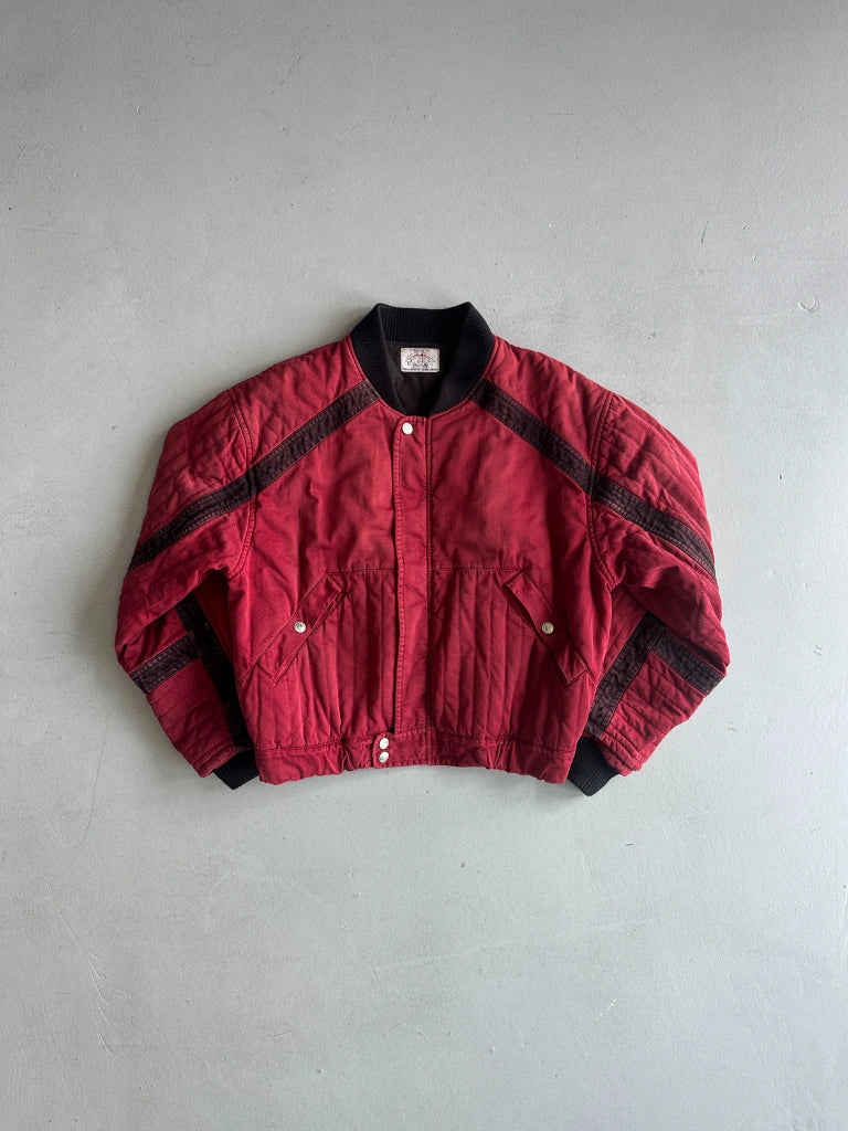ARMANI JEANS 1990s SAMPLE BOXY FIT BOMBER JACKET