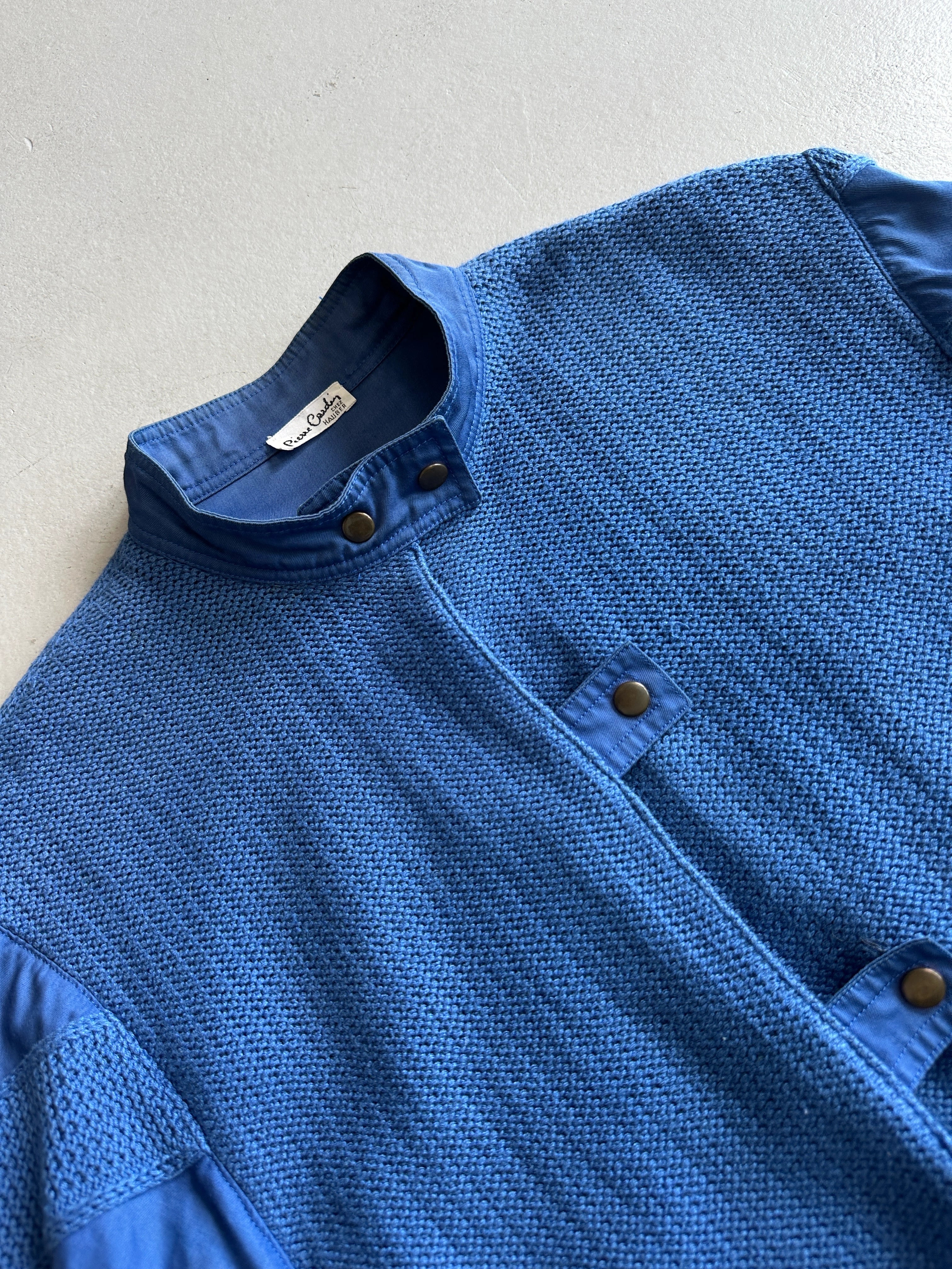 PIERRE CARDIN - 1970s KNIT BOMBER JACKET