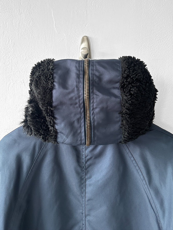 VERSACE - F/W 2003 NYLON BOMBER JACKET WITH OVERSIZED HOOD
