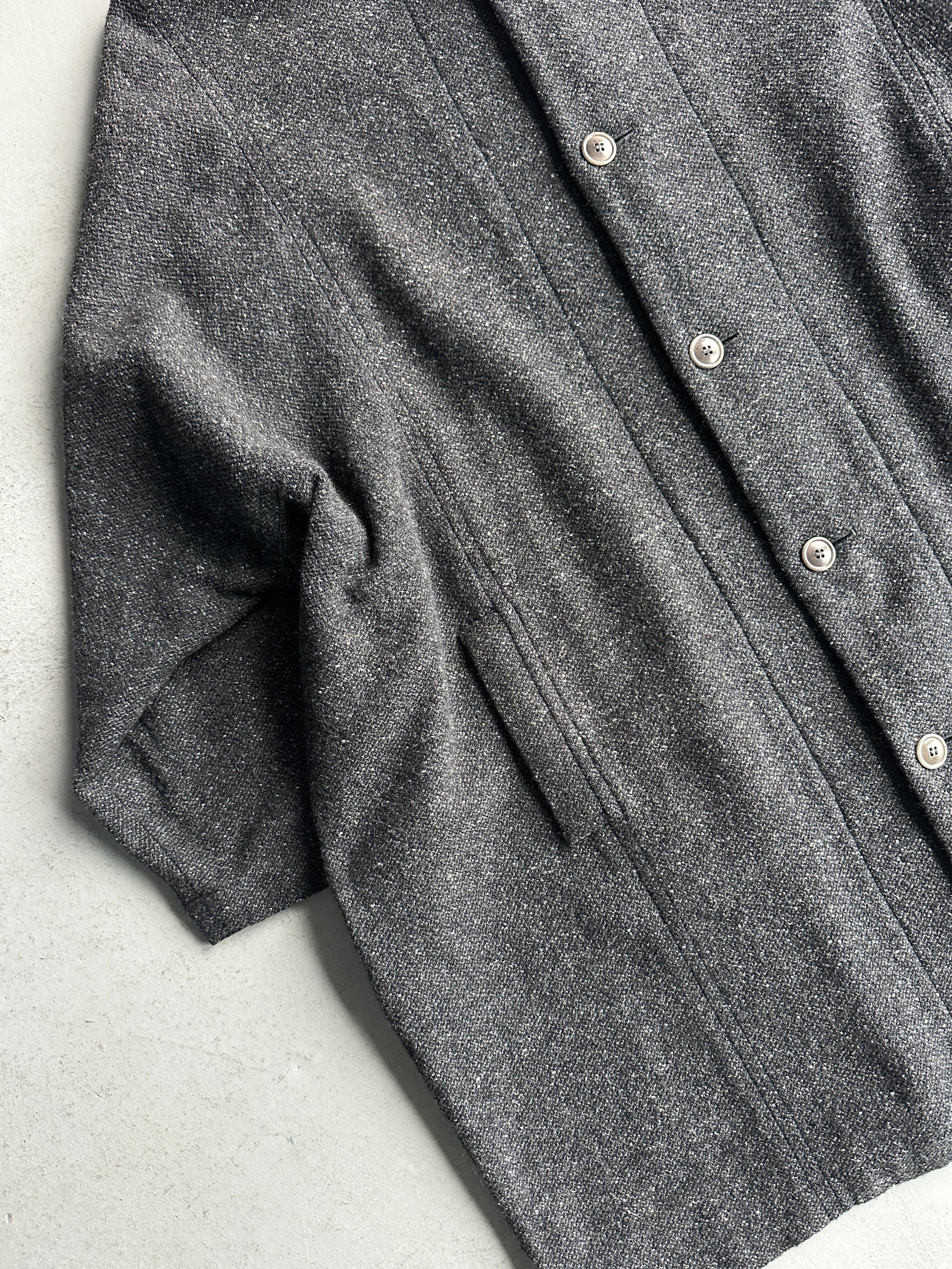 SHIRIN GUILD - 1990s OVERSIZED TWEED KIMONO COAT