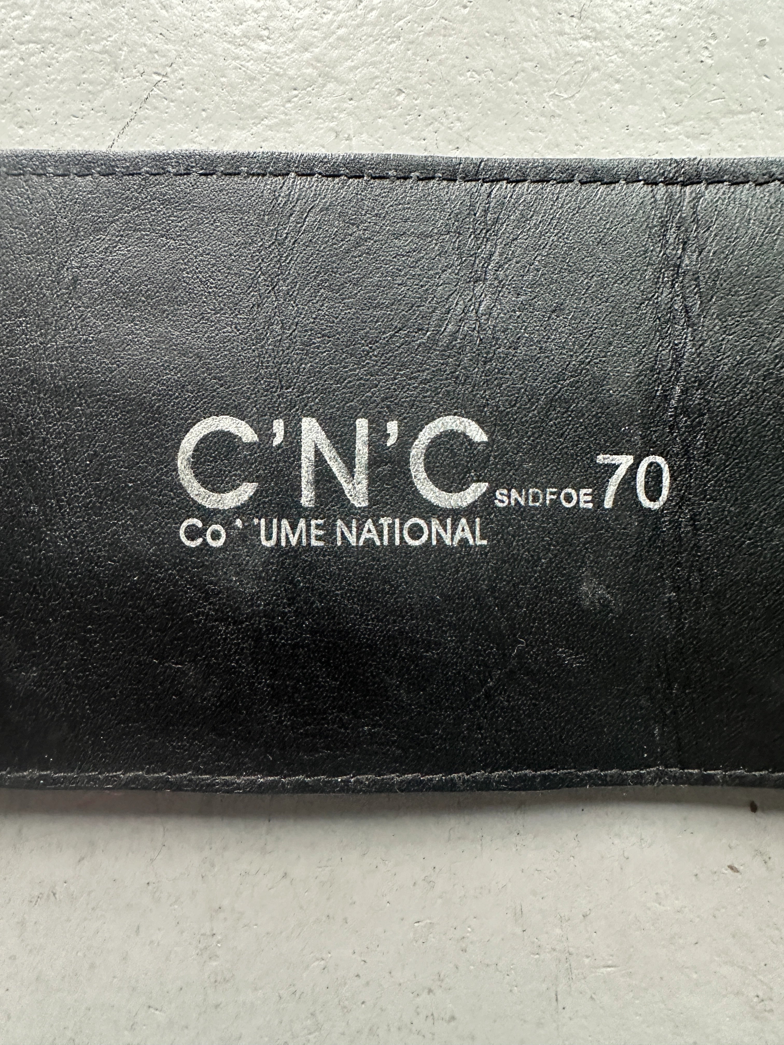 COSTUME NATIONAL - early 2000s WIDE WAIST BELT