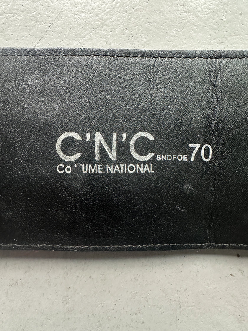 COSTUME NATIONAL - early 2000s WIDE WAIST BELT