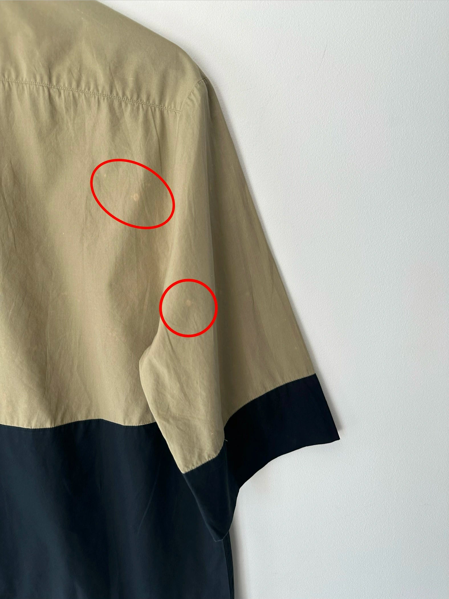 DRIES VAN NOTEN - 2010s COLOUR BLOCK BOXY FIT SHIRT