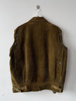 ITALIAN LABEL 1980s 2 IN 1 CORDUROY JACKET GILET WITH REMOVABLE SLEEVE