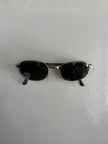 GIORGIO ARMANI -  1990s OVAL SUNGLASSES WITH METAL FRAME