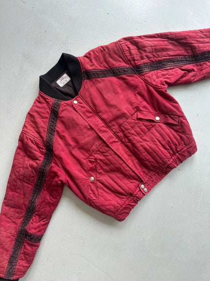 ARMANI JEANS 1990s SAMPLE BOXY FIT BOMBER JACKET