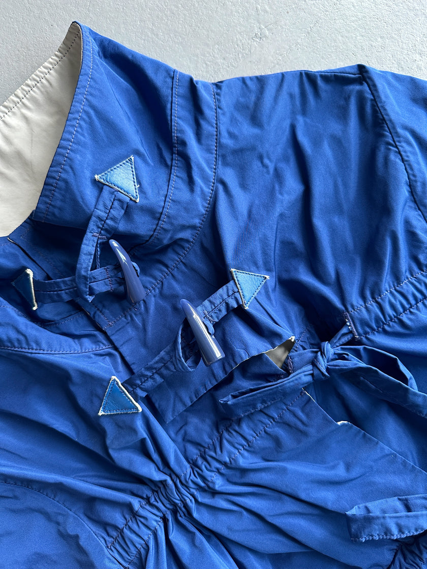 MARITHÉ + FRANÇOIS GIRBAUD - S/S 2013 FUNNEL NECK LAYERED LIGHT JACKET