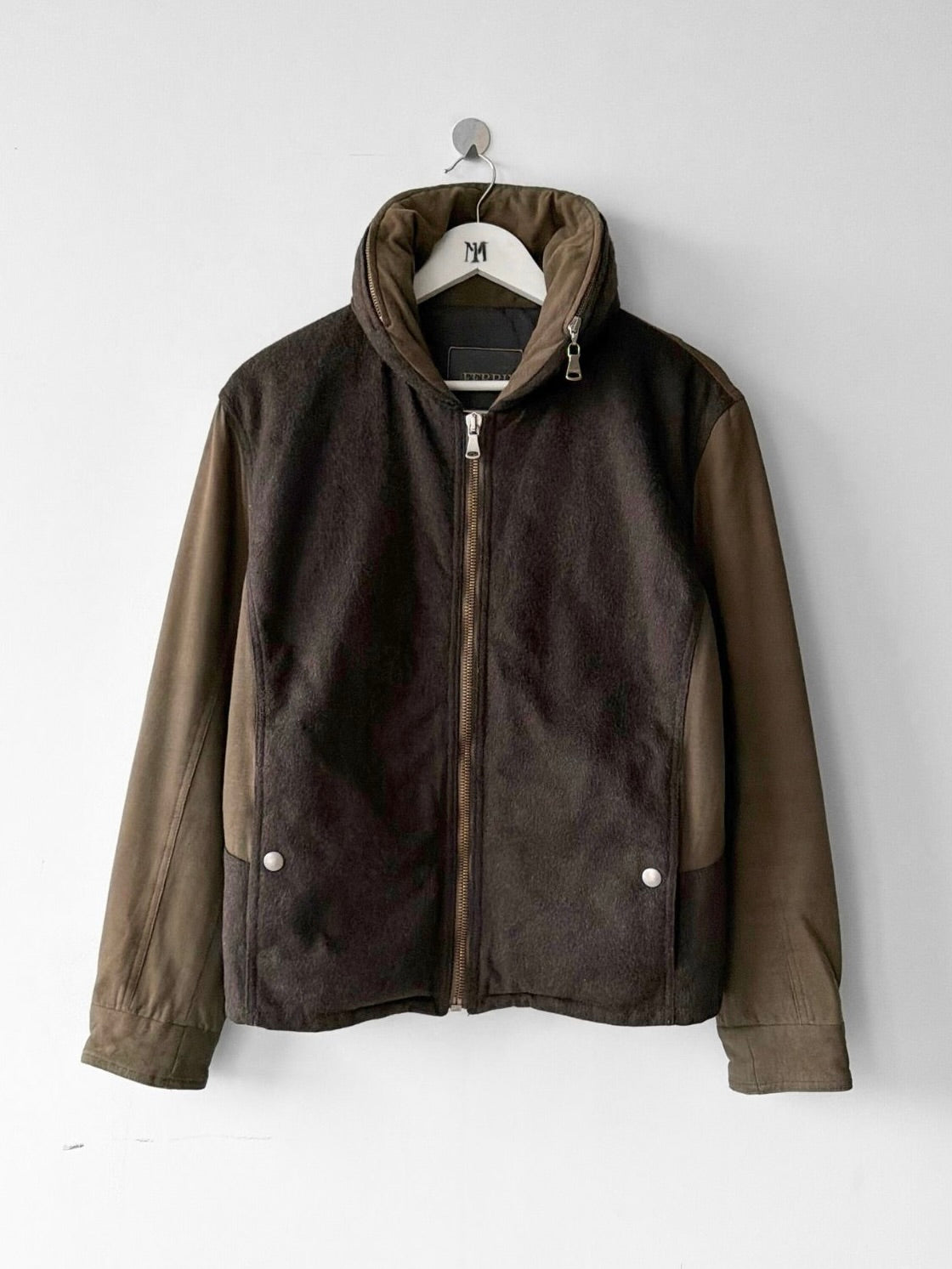 GIANFRANCO FERRÉ - 1990s CUSHIONED COLLAR WOOL JACKET