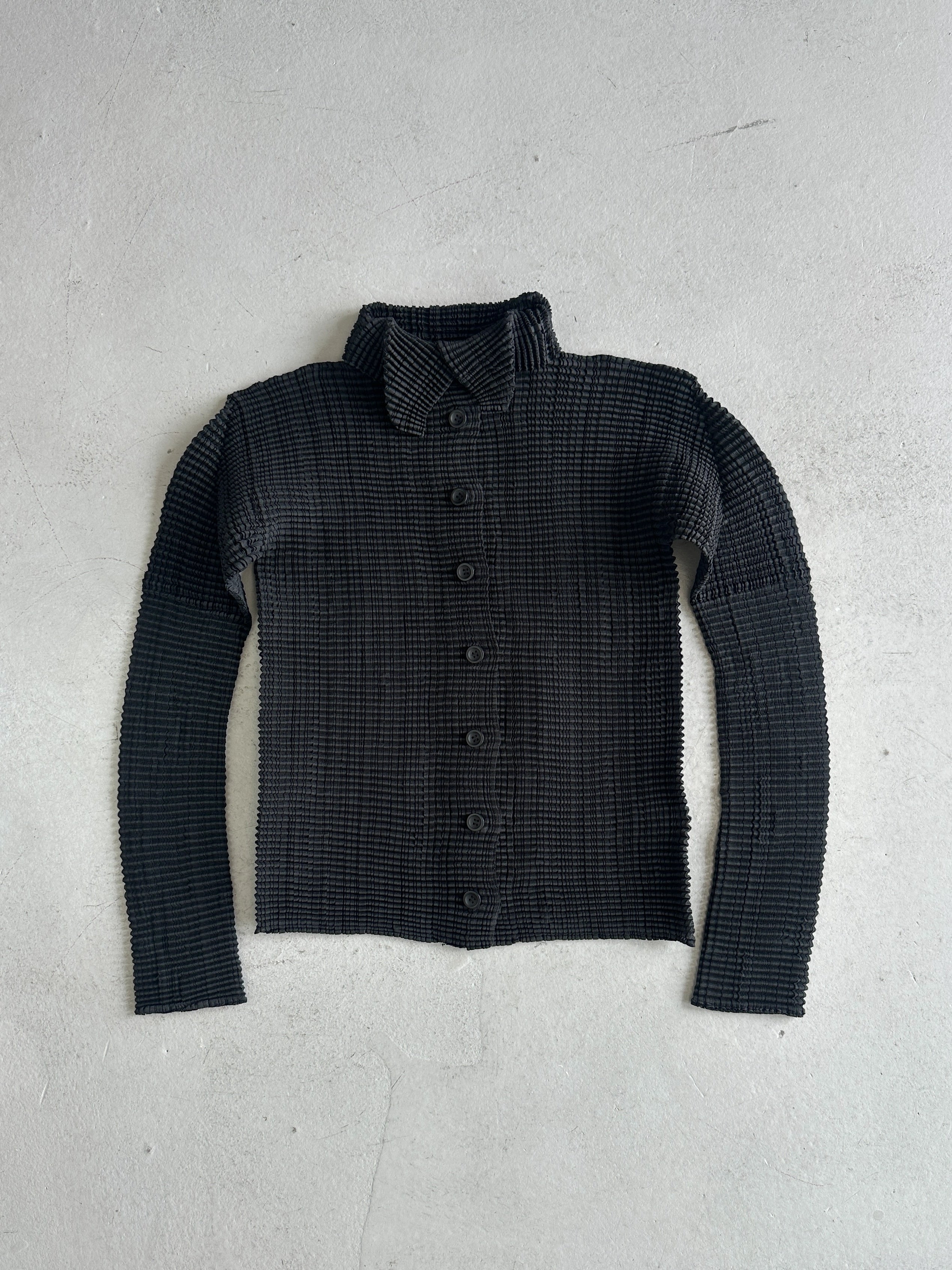ISSEY MIYAKE - F/W 1999 PLEATED BUTTONED SHIRT