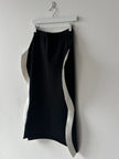 ISSEY MIYAKE -  F/W 2023 SCULPTURAL SKIRT WITH CURVED SIDE PANELS