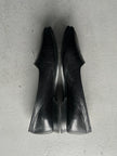 ISSEY MIYAKE - 1980s SCULPTURAL SQUARE TOE LOAFERS