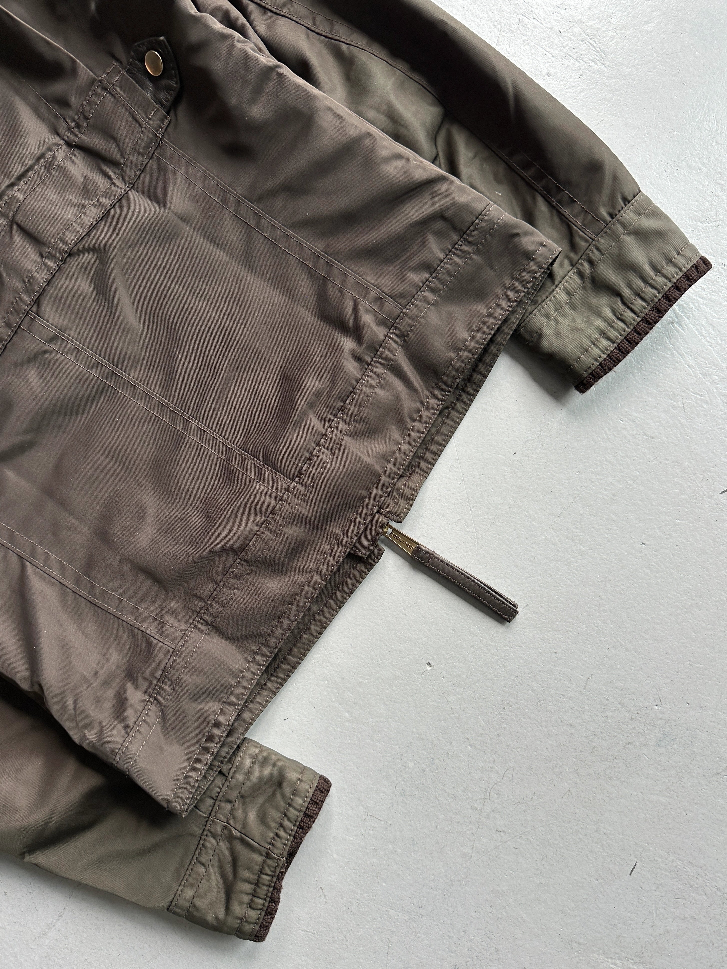 DSQUARED2 - F/W 2005 CARGO JACKET WITH LEATHER AND KNIT DETAILS