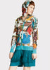 ISSEY MIYAKE PLEATS PLEASE - S/S 2015 SEMI TRANSPARENT LEGS CROPPED PANTS