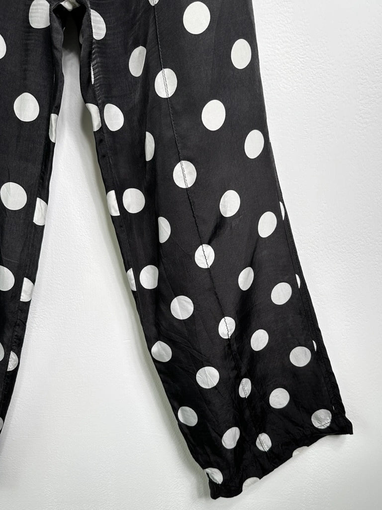 COMME DES GARÇONS - S/S 2005 POLKA DOT SATIN TROUSERS