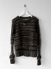 1990s OPEN WEAVE LONG SLEEVE KNIT TOP