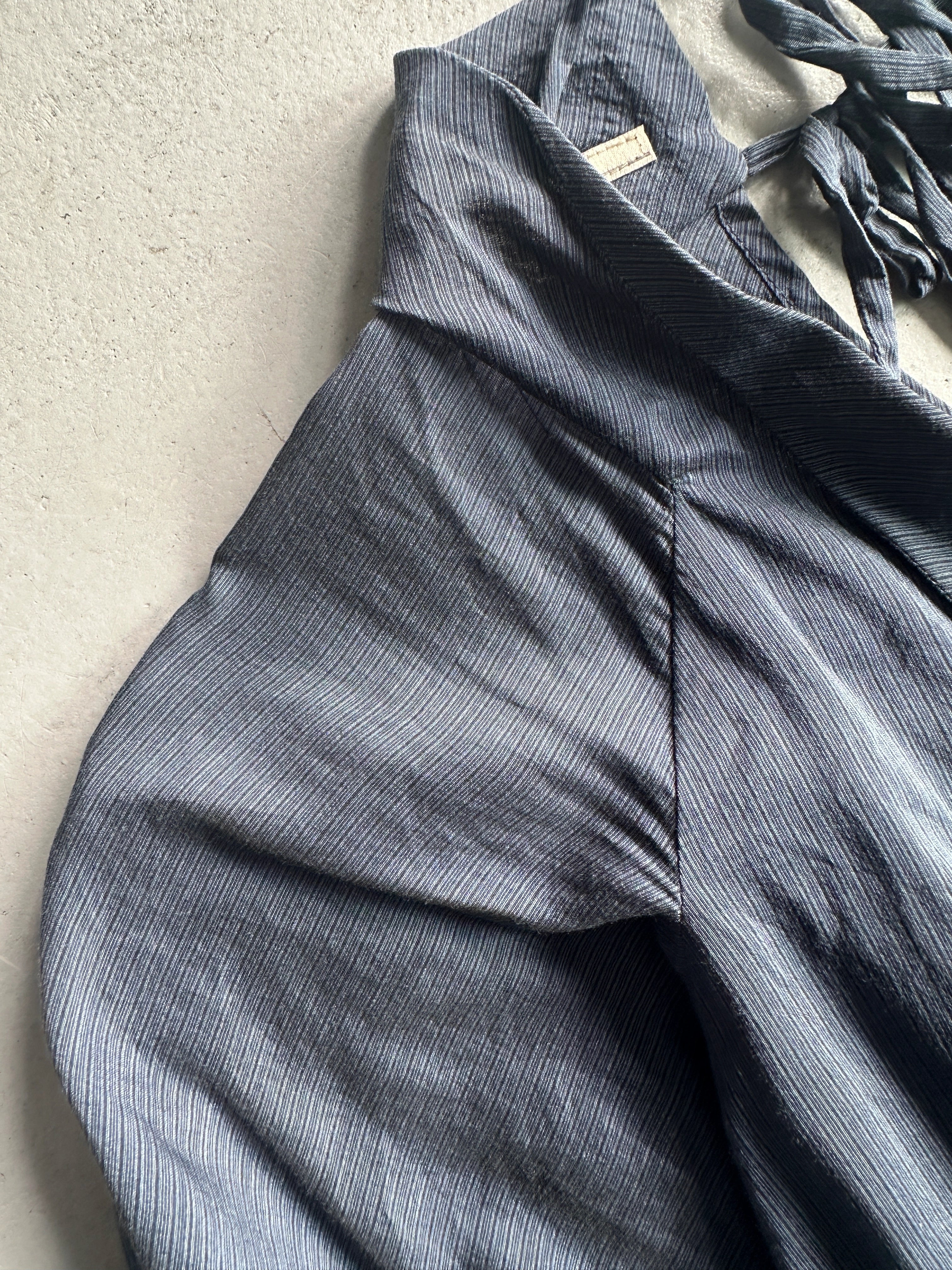 MARITHÉ + FRANÇOIS GIRBAUD -  S/S 2010 DECONSTRUCTED HEM BUTTONED BLOUSE