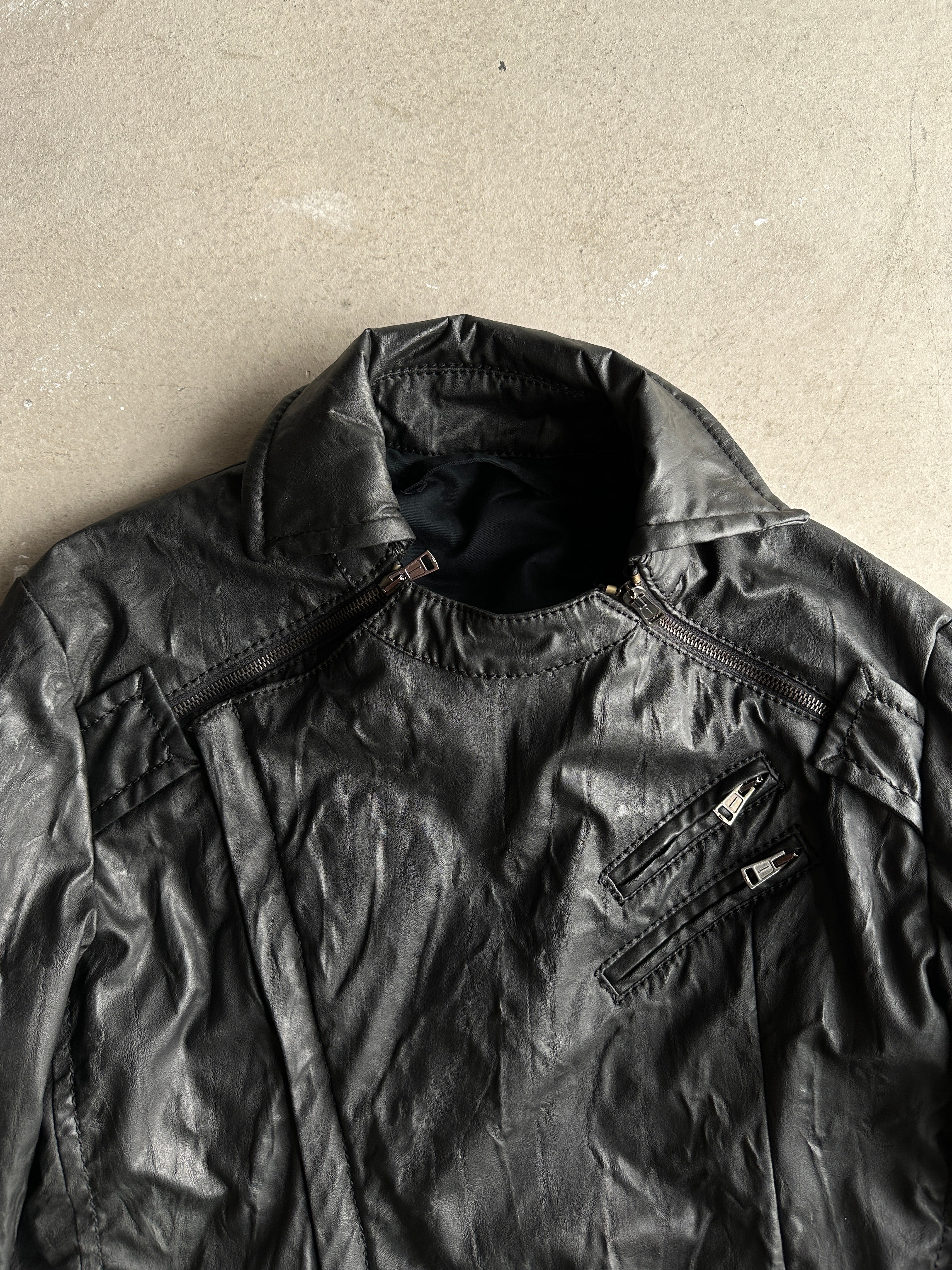 ANDREW MACKENZIE - 2008 AVANT-GARDE LEATHER JACKET