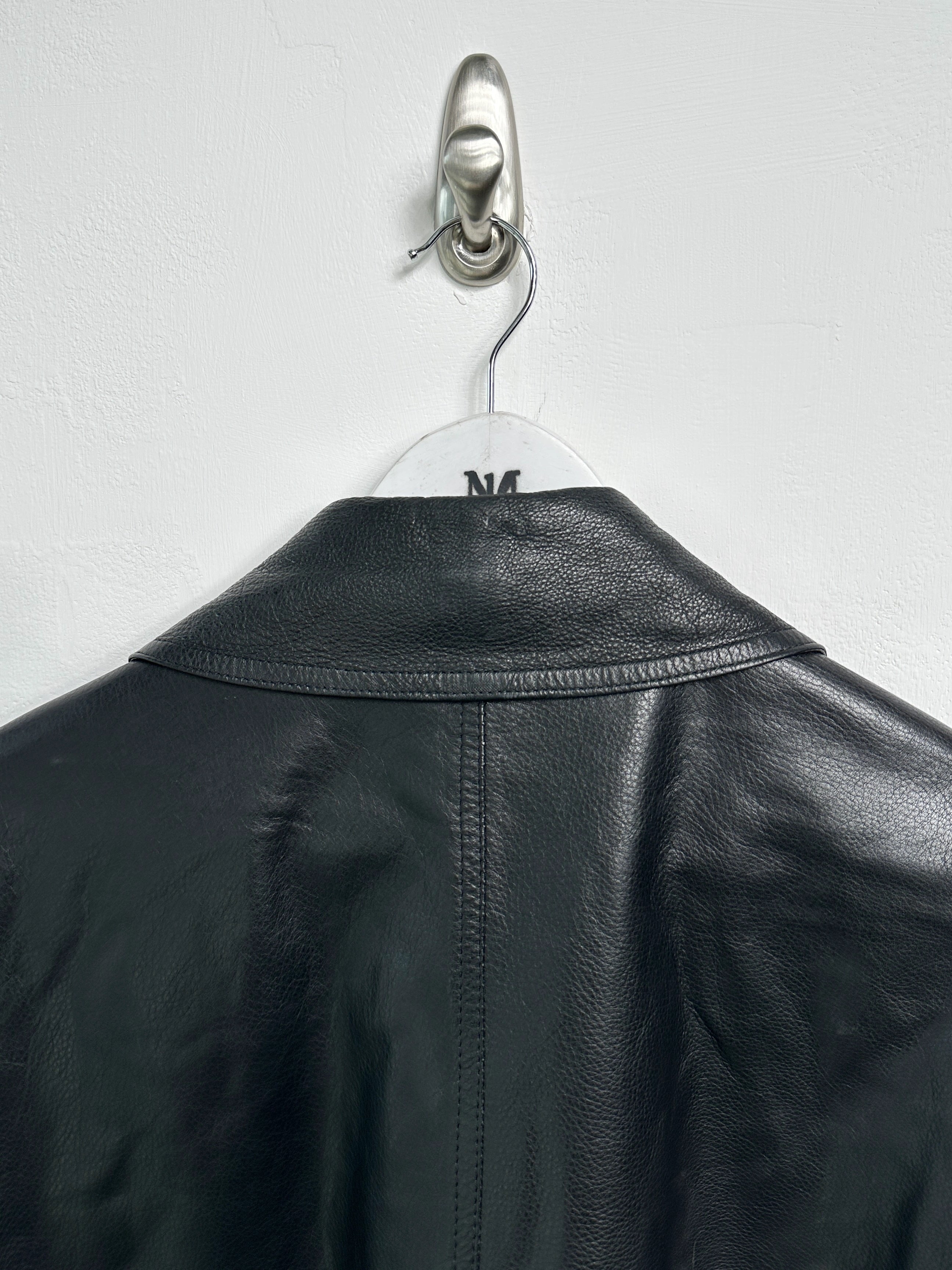 ISTANTE by GIANNI VERSACE - early 1990s LEATHER BOMBER JACKET