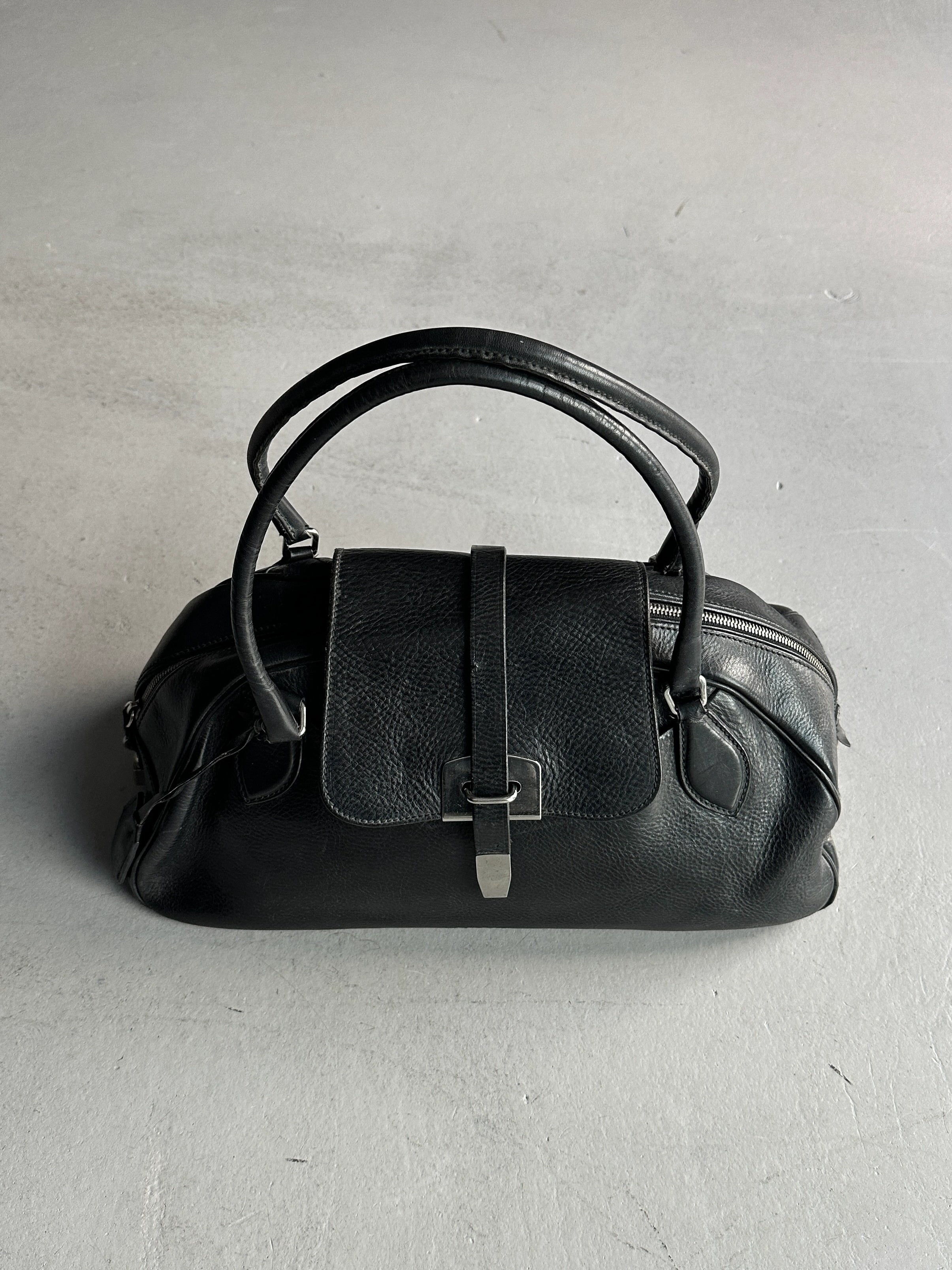 PRADA - A/W 2001 BOSTON LEATHER BAG