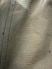 DOLCE & GABBANA - S/S 2004 EMBOSSED LEATHER MINI SKIRT