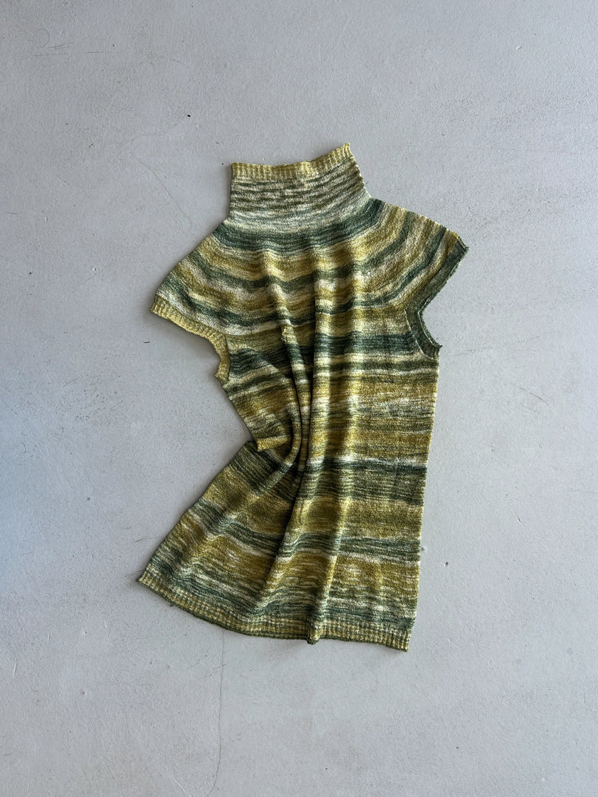 HIROKO KOSHINO - 1990s SEMI SHEER KNIT TOP