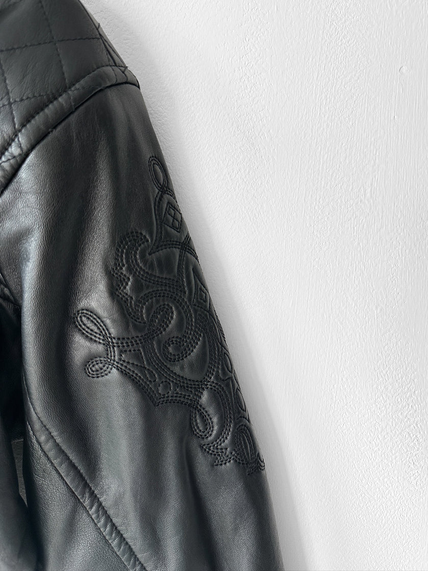 KANSAI YAMAMOTO - 1990s BOXY FIT JACKET WITH DETACHABLE FUR COLLAR