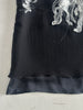ANDREW GN - S/S 2001 FRONT APPLIQUÉ LAYERED SILK SKIRT