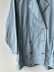 ISSEY MIYAKE - 1980s DOUBLE BREASTED BLAZER WITH ELASTICATED DETAILS AT BACK