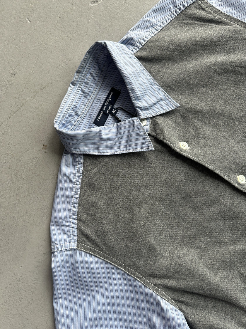 COMME DES GARÇONS - S/S 2006 PANELED HALF SLEEVE SHIRT