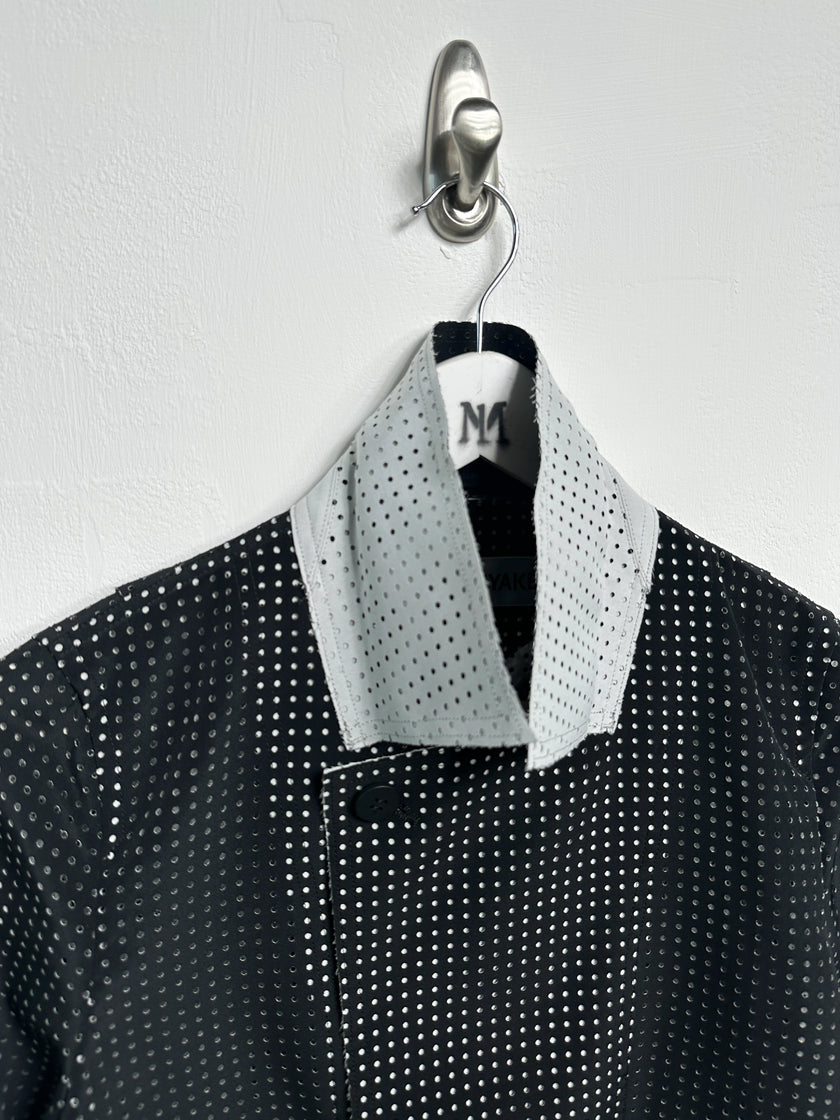 ISSEY MIYAKE - S/S 2014 LAYERED CONSTRUCTION PERFORATED JACKET