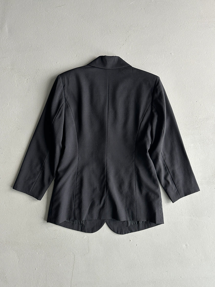 ISSEY MIYAKE IS X TSUMORI CHISATO - 1980s WOOL SUIT BLAZER AND MINI SKIRT