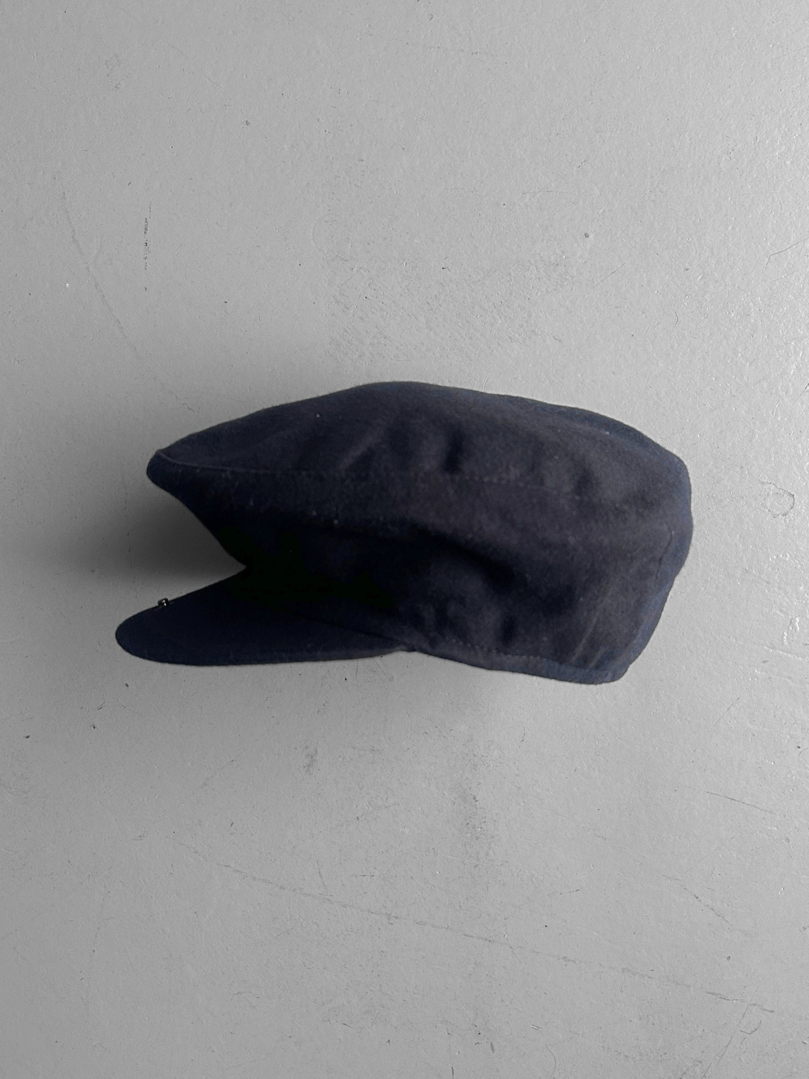 GIORGIO ARMANI - 1980s WOOL FLAT CAP