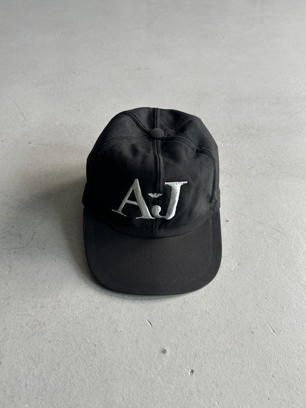 ARMANI JEANS - F/W 1997 EMBROIDERED LOGO FRONT CAP