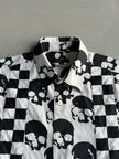 COMME DES GARÇONS SHIRT - S/S 2011 ALL OVER SKULL PRINT LONG SLEEVE SHIRT