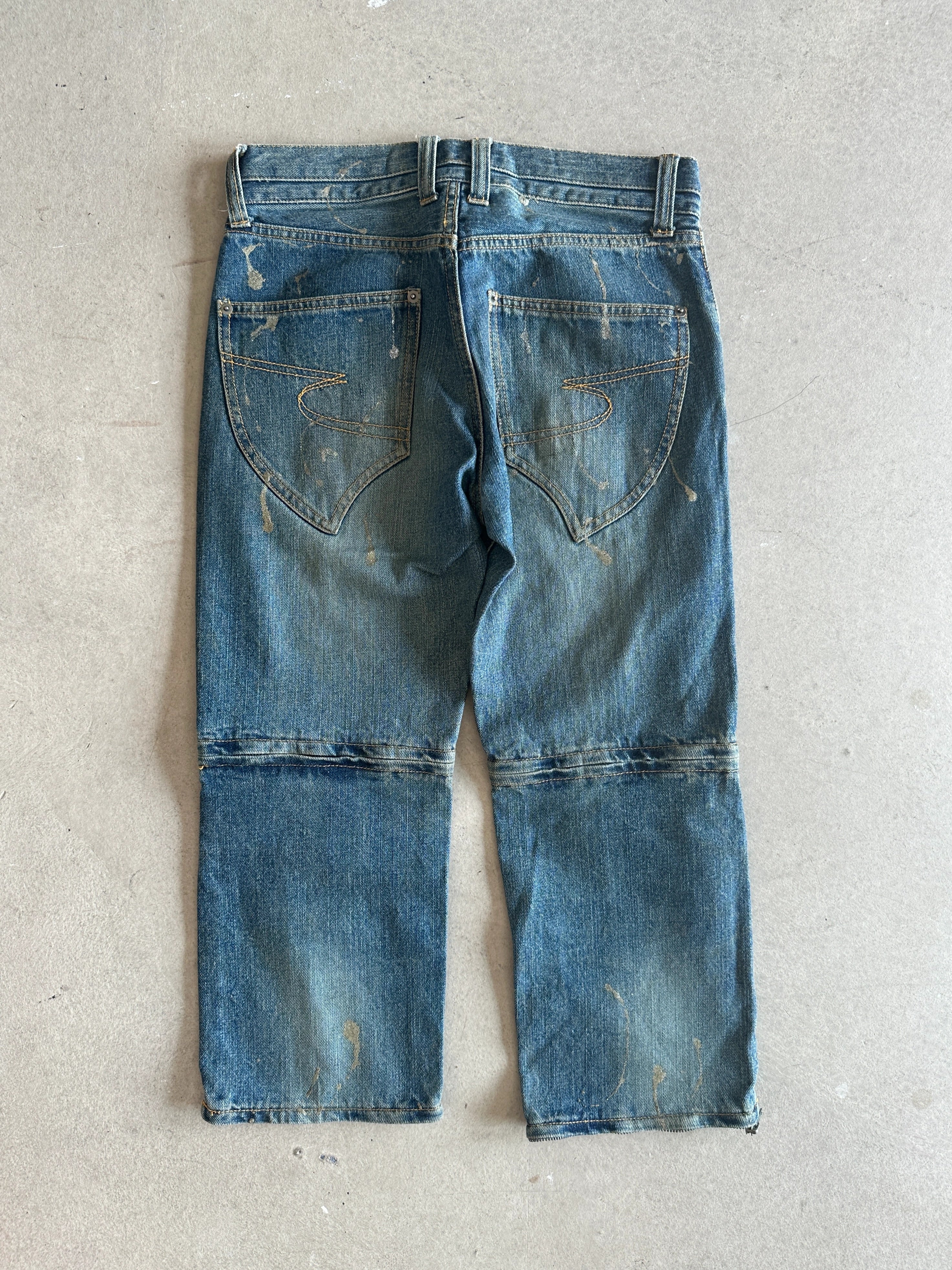 SEMANTIC DESIGN - 2000s 3 IN 1 JEANS TROUSERS