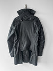 ANDREW MACKENZIE - F/W 2008 WAXED PVC LONG JACKET WITH ZIP DETAILS