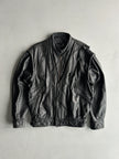 1980s DOUBLE LAYER LEATHER BIKER JACKET